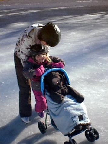 Aunty Dina Goes Skating